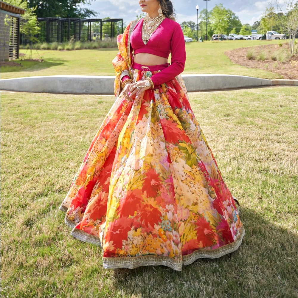 Sabyasachi floral lehenga - Picture 3 of 13